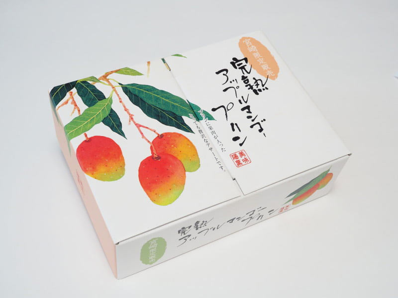 完熟アップルマンゴープリン－外装写真