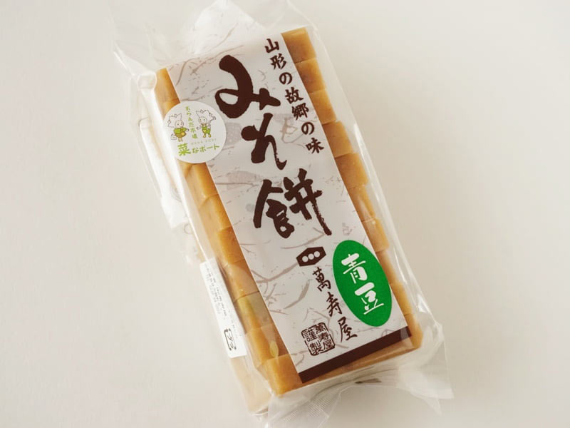 萬寿屋 青豆みそ餅外装