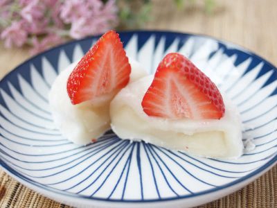 スイーツ倶楽部万菜家 いちご大福しろあん