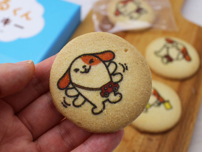 みちまるくんプリントクッキーの写真