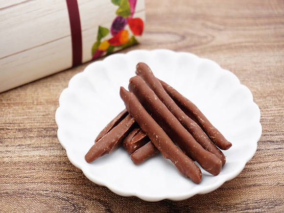 らぽっぽファーム　おいものショコラスティック　中身の写真