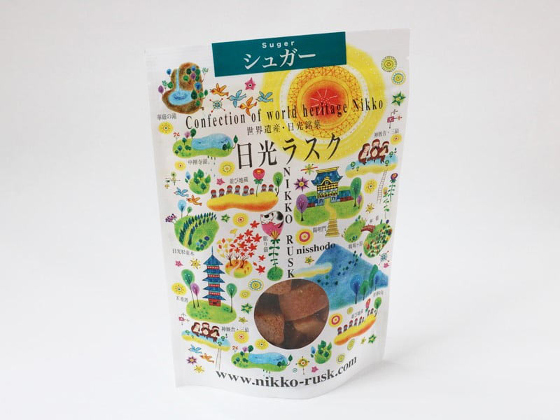 日光ラスク　シュガー　外装