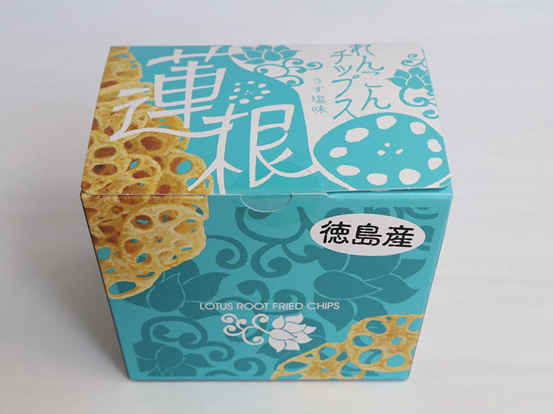 れんこんチップス うす塩味 外装