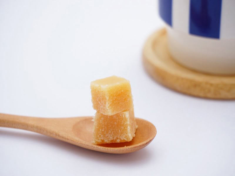 サザコーヒー　コーヒーに合うキャラメル　中身の写真　アップ