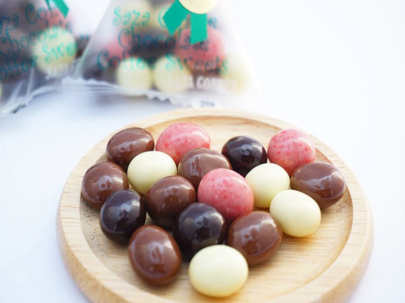 サザコーヒー　コーヒー豆チョコ　全体