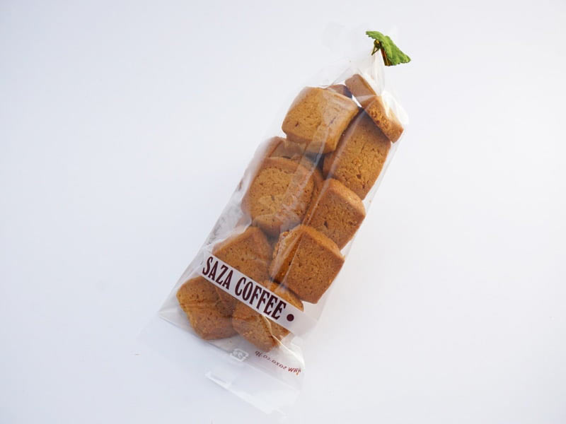 サザコーヒー　サザクッキー　キャラメル　外装