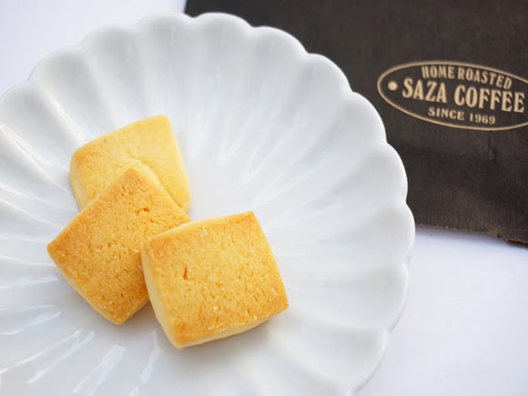 サザコーヒー　サザクッキー　プレーン　中身の写真