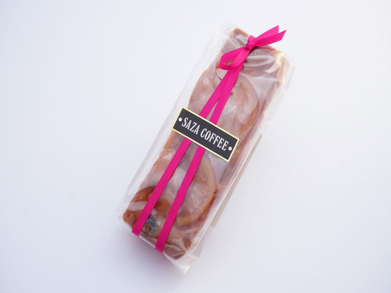 サザコーヒー　フルーツパウンドケーキ　外装