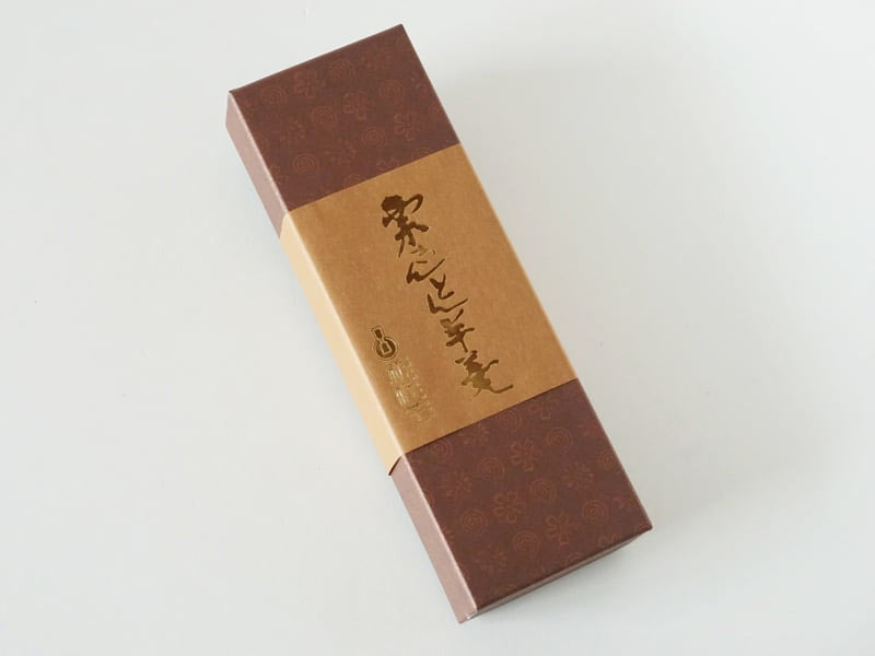 新杵堂 栗きんとん羊羹外装