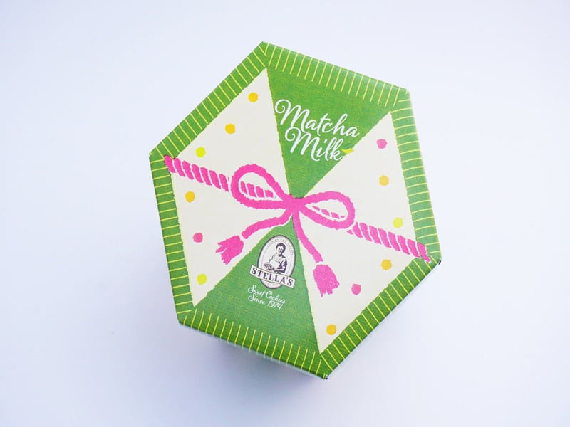 ステラおばさんのクッキー　抹茶セレクト　外装