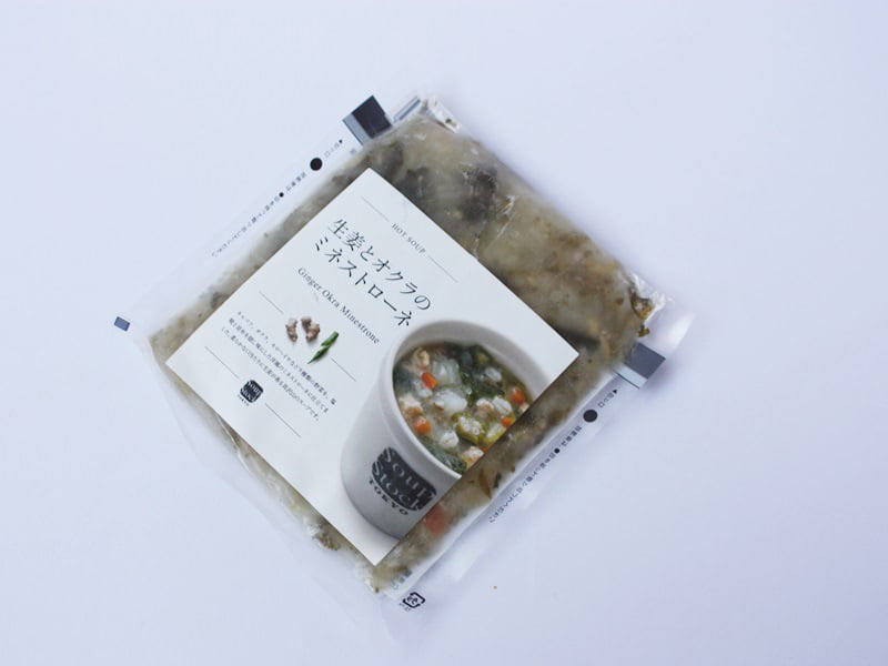 生姜とオクラのミネストローネ外装写真