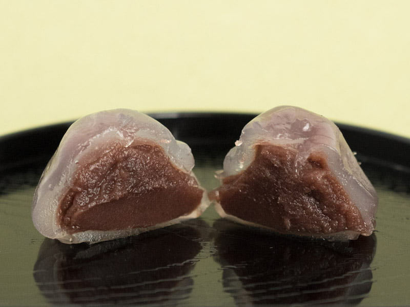 虎屋 くず笹 中身拡大