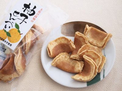 土佐の高知の柚子せんべい