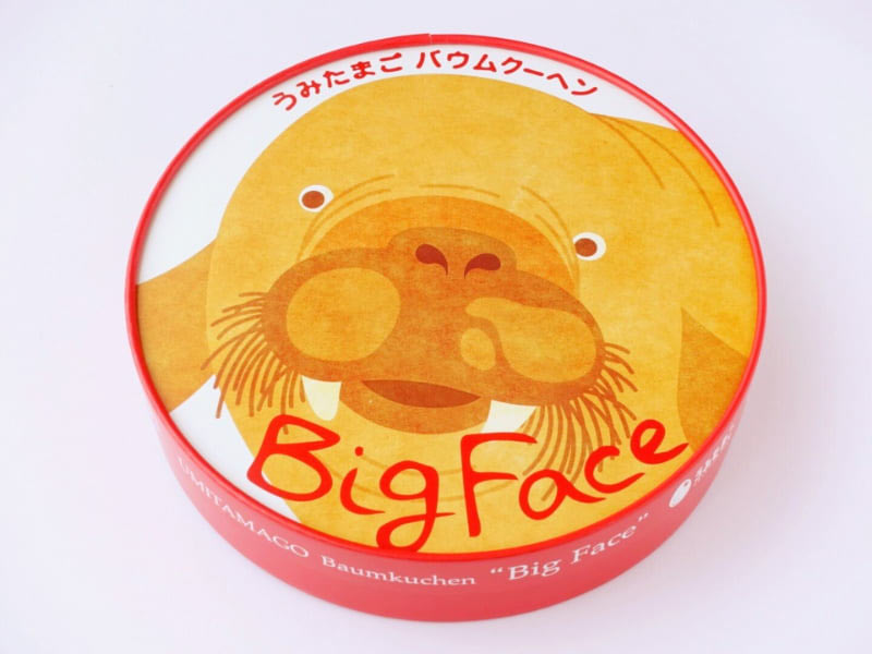 うみたまご バウムクーヘン Big Face 外装