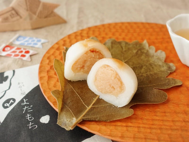 わがし屋 よだもち 柏餅 味噌餡