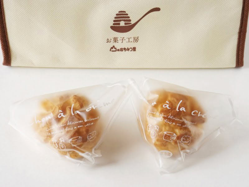 山のはちみつ屋 はちみつシュークリーム外装