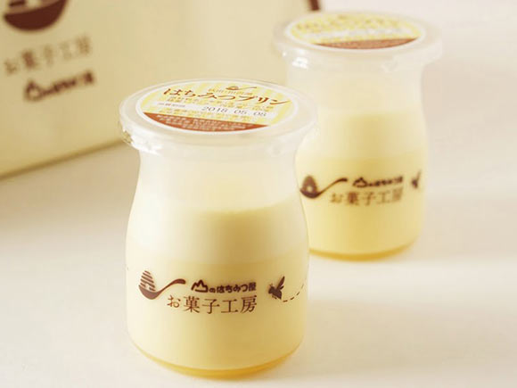 山のはちみつ屋 はちみつプリン外装