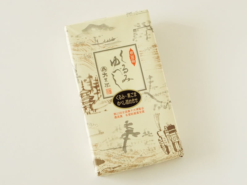 大黒屋 くるみゆべし(くるみ・黒ごまゆべし詰め合わせ)外装