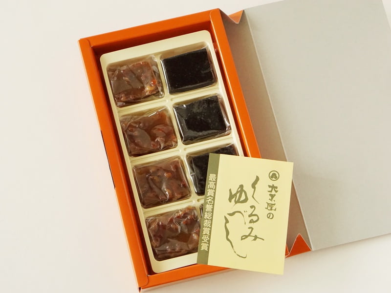 大黒屋 くるみゆべし(くるみ・黒ごまゆべし詰め合わせ)開封後