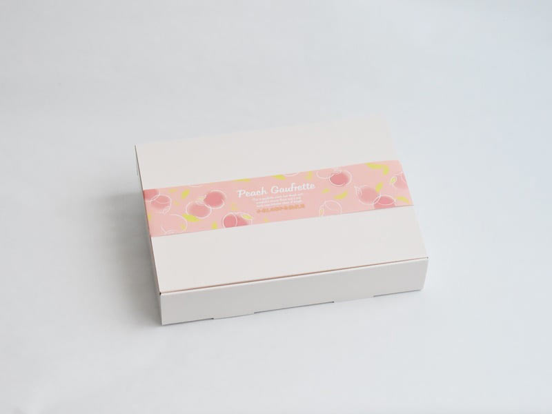 桃花亭白桃ゴーフレット_外装