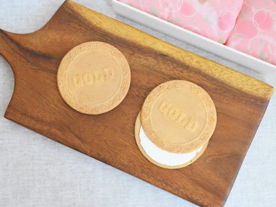 桃花亭 白桃ゴーフレット