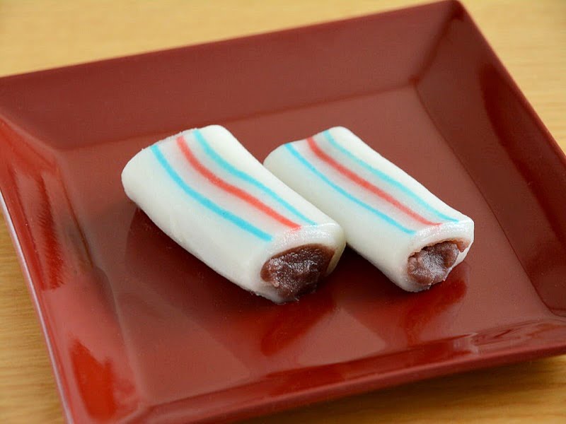 菱屋 糸切餅 中身写真