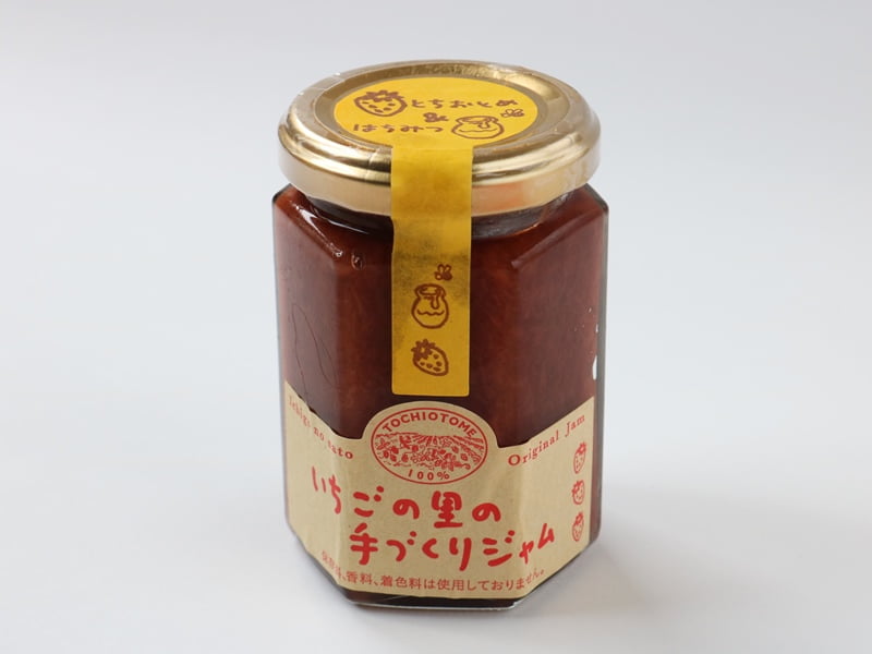 いちごの里いちごはちみつジャム　外装