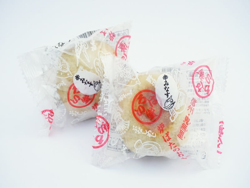 いろは堂　おやき　辛みなす　外装