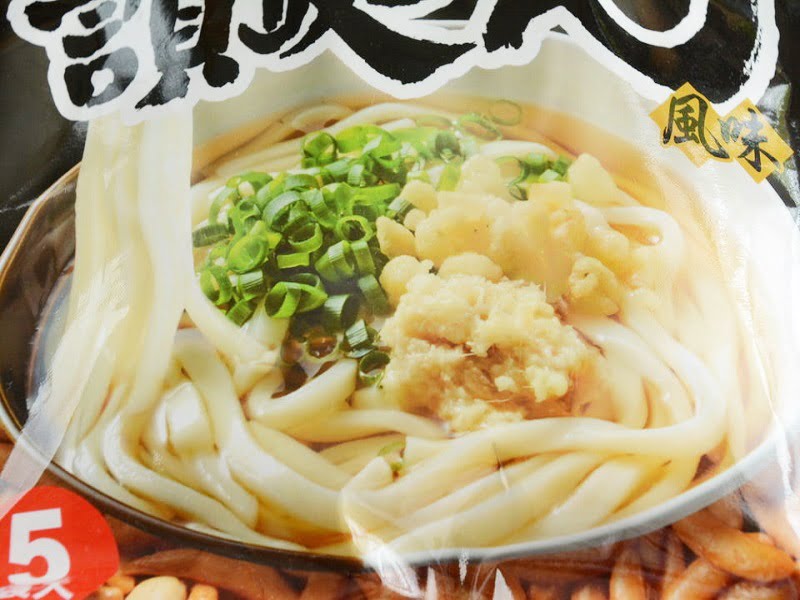 亀田の柿の種 讃岐うどん パッケージ表
