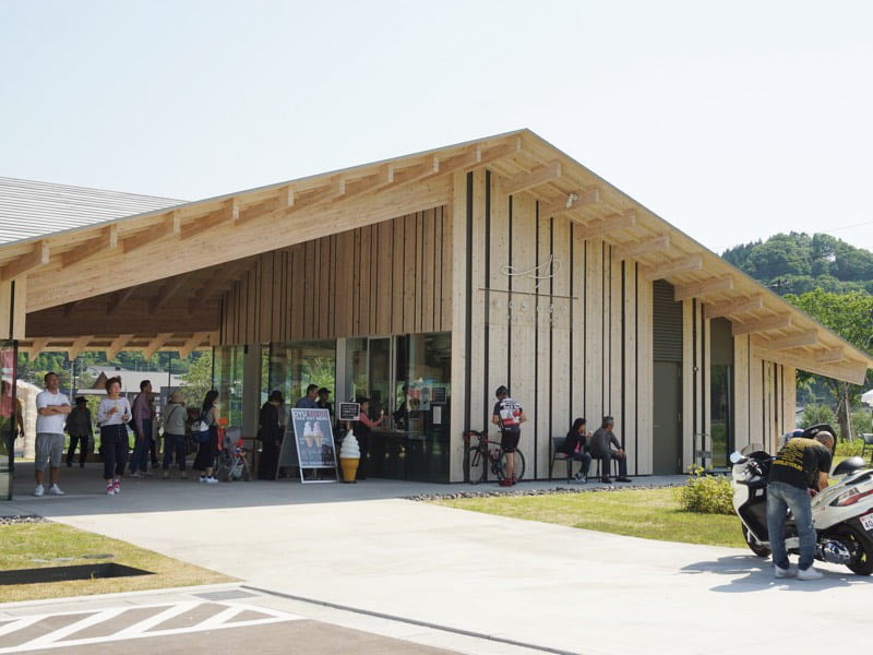 道の駅おおゆ外観