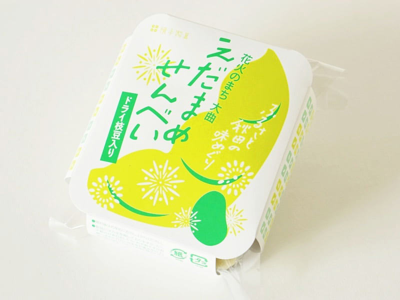 三浦商店 えだまめせんべい外装