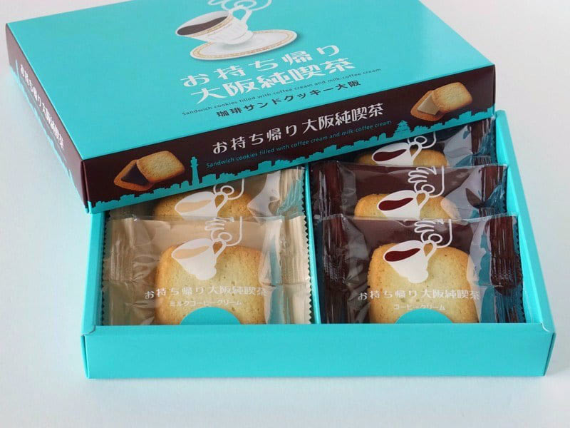 モロゾフ 珈琲サンドクッキー大阪開封後