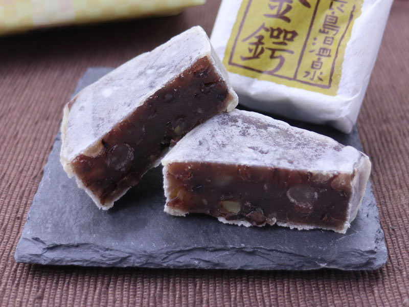 長島温泉栗金鍔のアップ写真