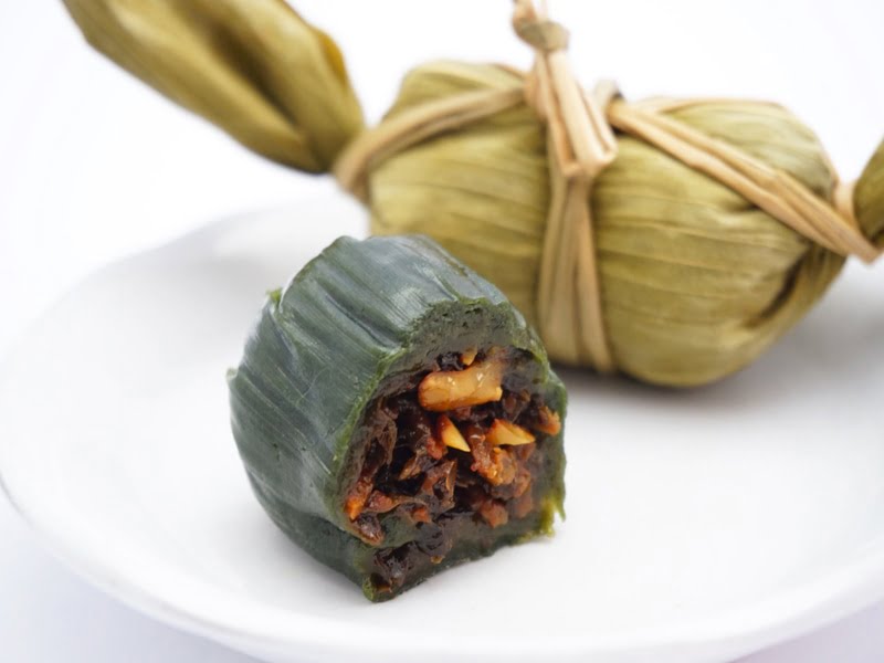 田中屋本店　笹だんご　あらめ　断面