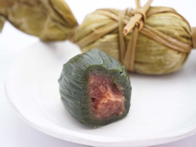 田中屋本店　笹だんご　こしあん　断面