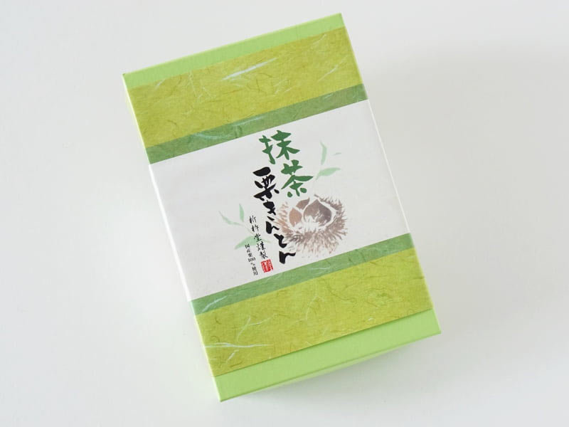 新杵堂 抹茶栗きんとん外装