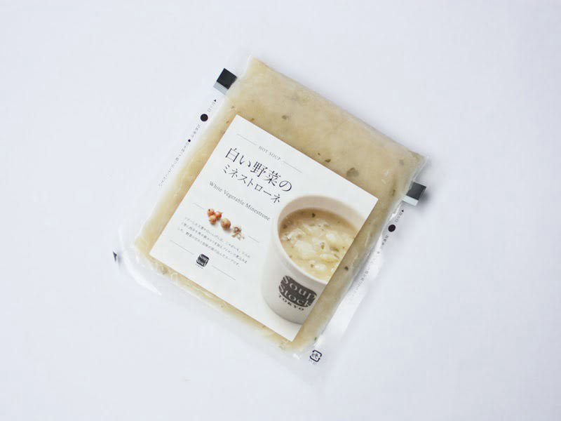 白い野菜のミネストローネ外装写真