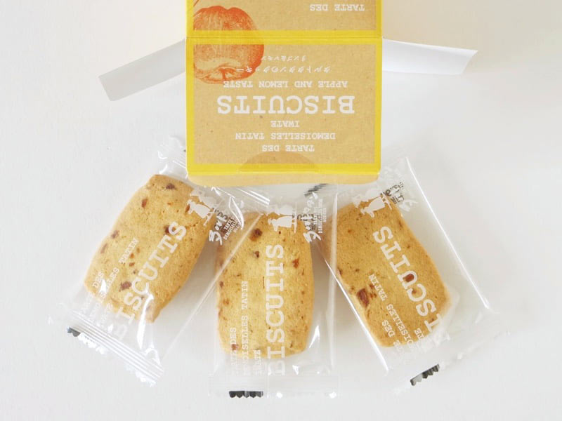 タルトタタン ビスコッツ(リンゴ＆レモン)開封後