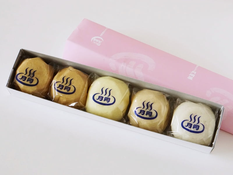 月岡屋 元祖月岡まんじゅう開封後