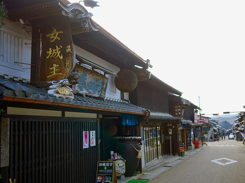 半分青い岩村城下町