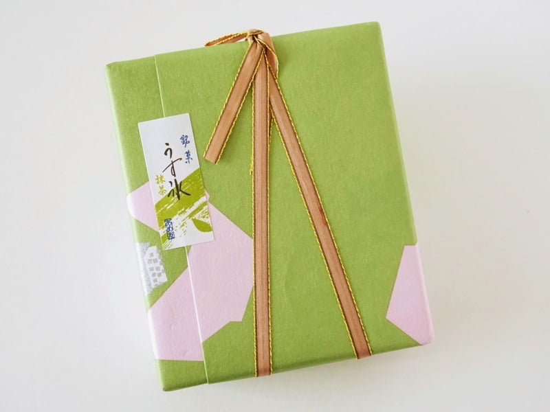 あめ友商店 うす氷 抹茶外装