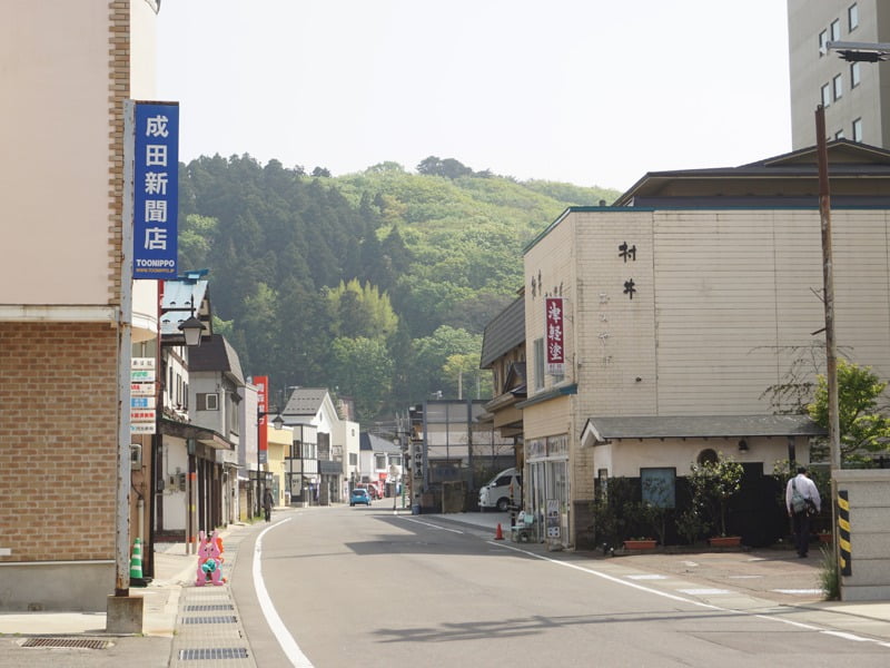 浅虫温泉街　町並み