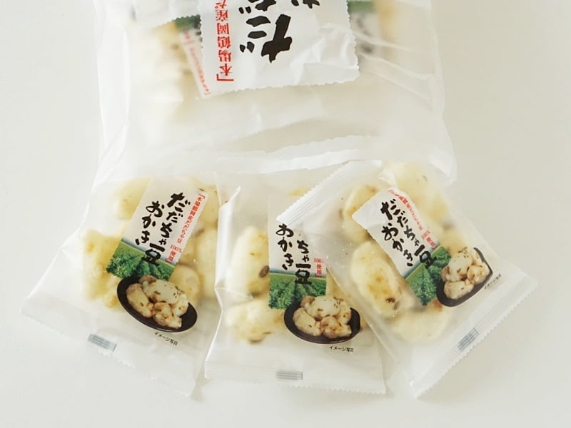 カム・ネット だだちゃ豆おかき開封後