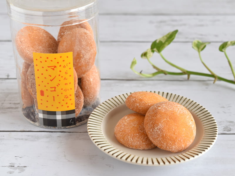 菓匠もりん がらんの小石 マンゴー 中身の写真