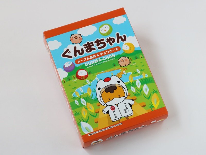 ぐんまちゃんメープル＆チョコケーキ　外装