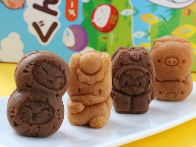 ぐんまちゃん メープル風味&チョコケーキ