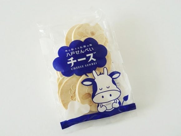 たちばな 八戸せんべい チーズ 外装