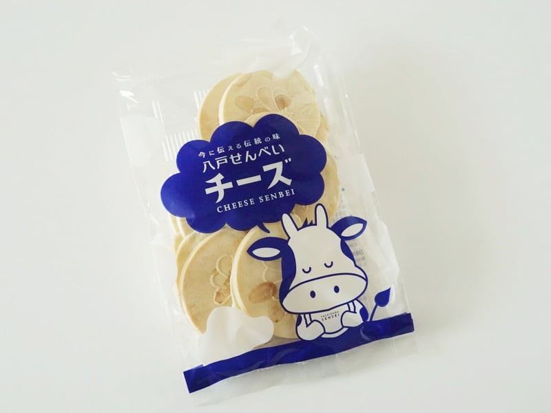 たちばな 八戸せんべい チーズ 外装