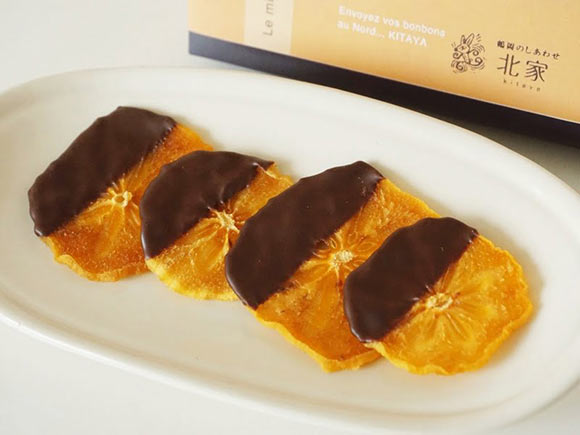 北家 山形庄内柿チョコチップ中身