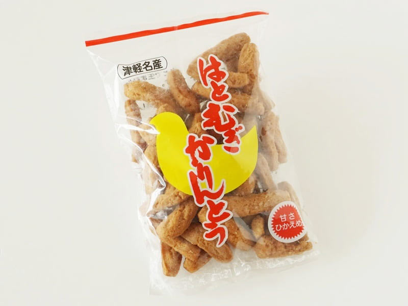 中里はとむぎ工房 はとむぎかりんとう外装